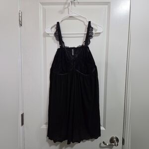 Torrid Black Lace Babydoll Lingerie